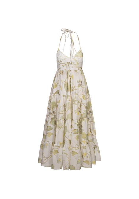 Abito Strappy Fit And Flare ERDEM | VC25-D909-WLFCPLILYPAD VINE WHITE